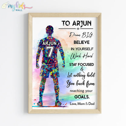Personalized Motivational Wall Art Framed wooden