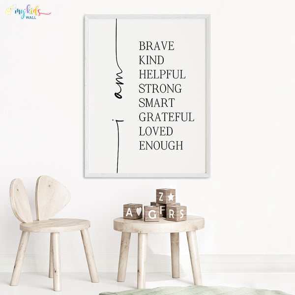 Load image into Gallery viewer, &#39;Positive Attitude &amp; Affirmations&#39; Wall Art (Big Frame)
