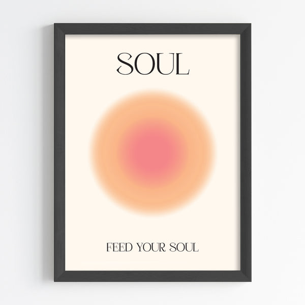 Load image into Gallery viewer, &#39;Positive Aura&#39; Mind-Body-Soul Wall Art (Framed Set of 3)
