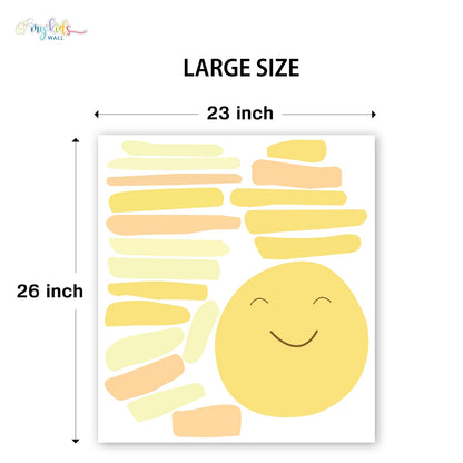 Smiling Sun Personalized Wall Stickers