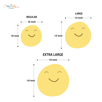 Smiling Sun Personalized Wall Stickers