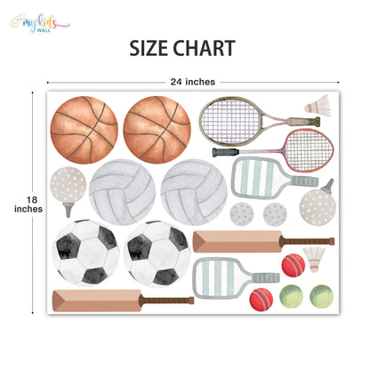 Sports Champion's Room Personalized Wall Stickers
