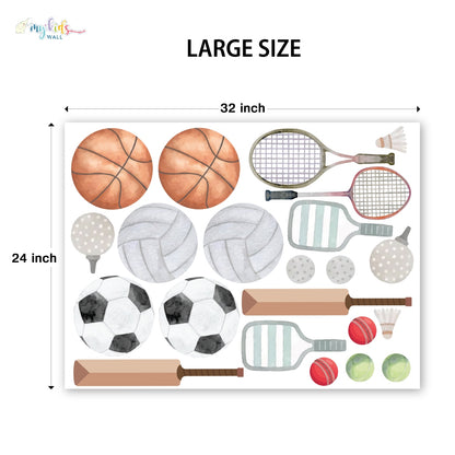 Sports Champion's Room Personalized Wall Stickers