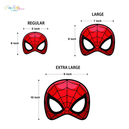 Superheroes Face Masks Personalized Wall Stickers