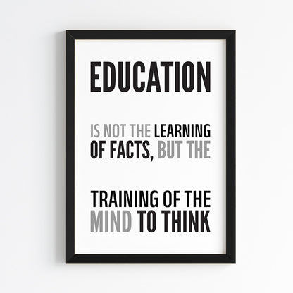 Train the Mind Wall Art (Framed)