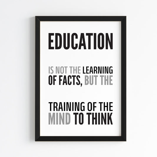 Train the Mind Wall Art (Framed)