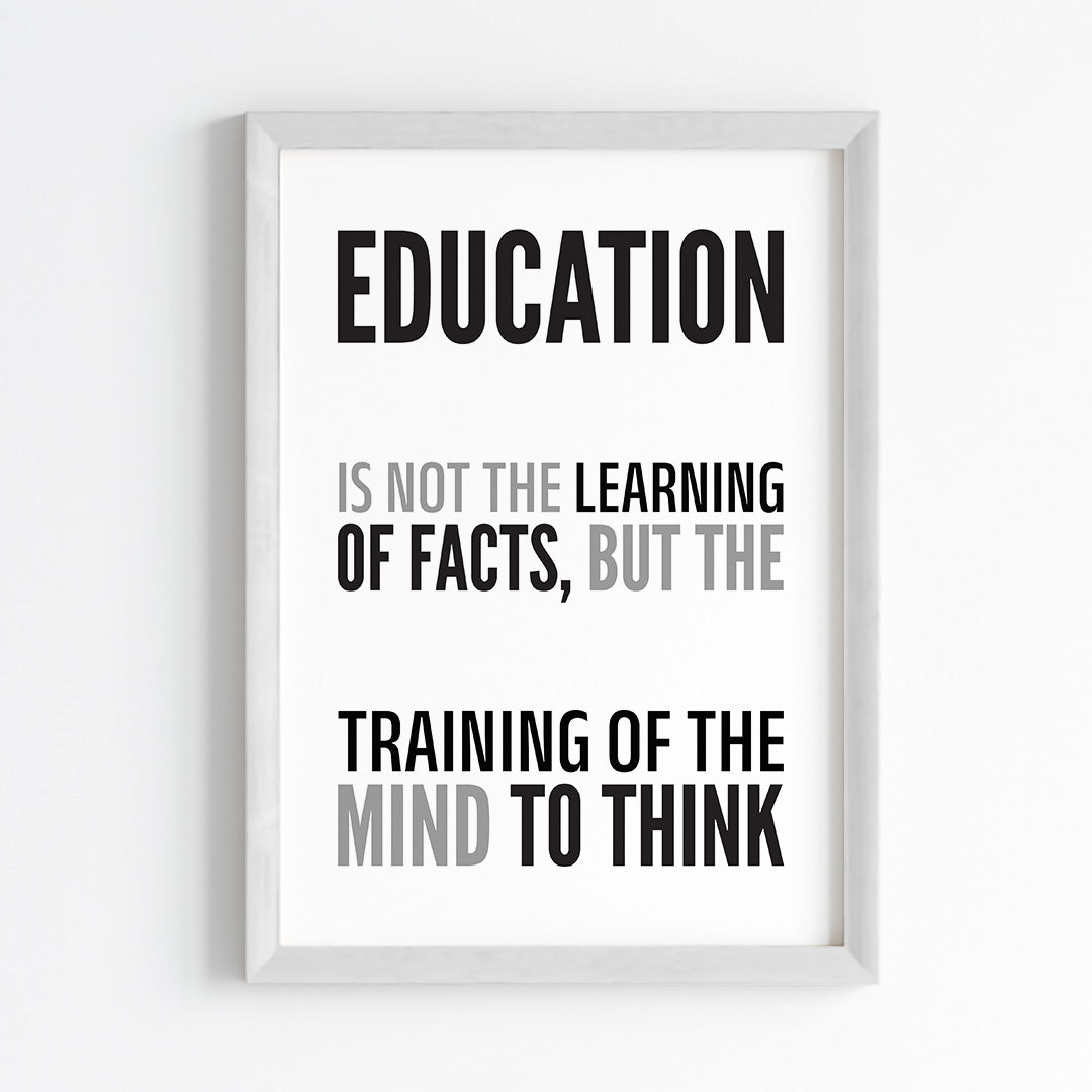 Train the Mind Wall Art (Framed)