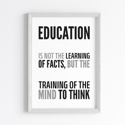 Train the Mind Wall Art (Framed)