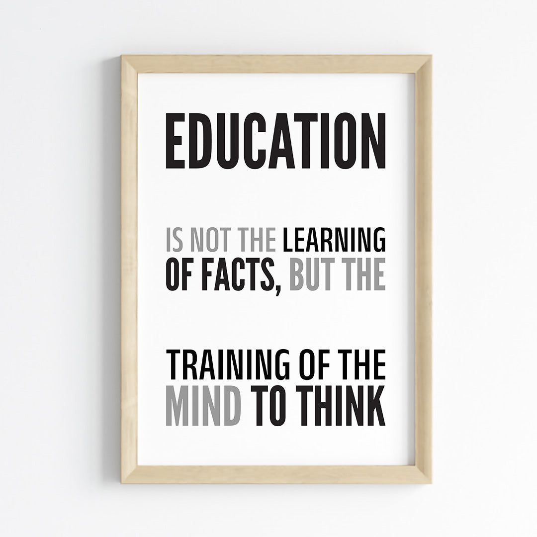 Train the Mind Wall Art (Framed)