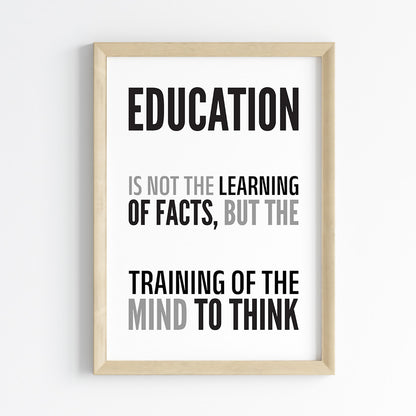 Train the Mind Wall Art (Framed)