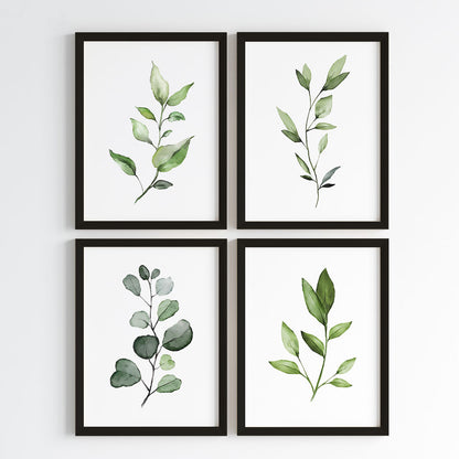 Botanical Bliss Wall Art (Framed Set of 4)