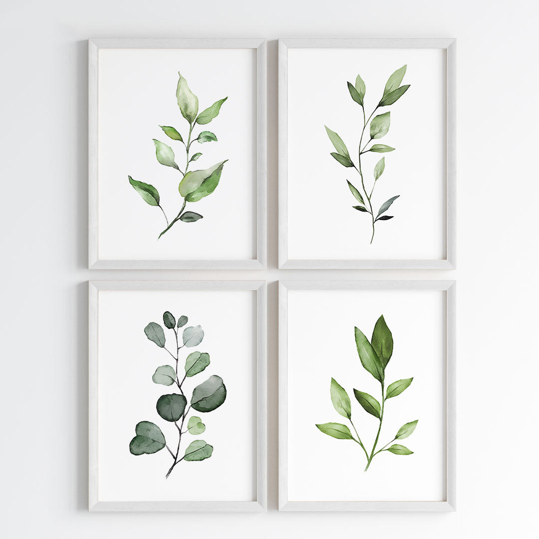 Botanical Bliss Wall Art (Framed Set of 4)