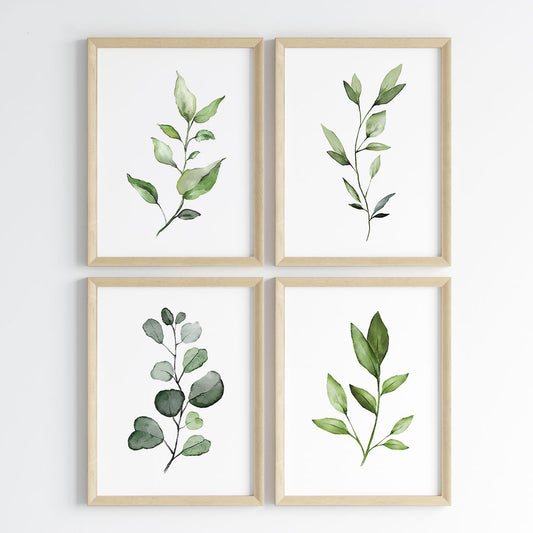 Botanical Bliss Wall Art (Framed Set of 4)