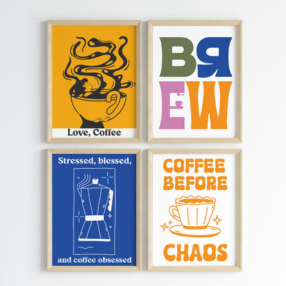 Caffeine Culture Wall Art Set (Framed)