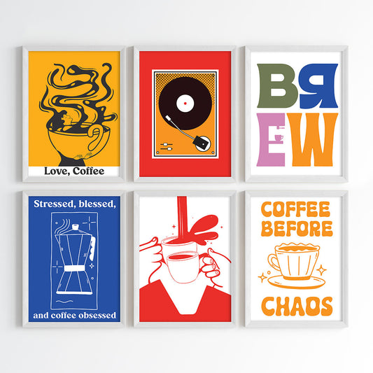 Caffeine Culture Wall Art Set (Framed)