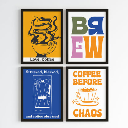 Caffeine Culture Wall Art Set (Framed)