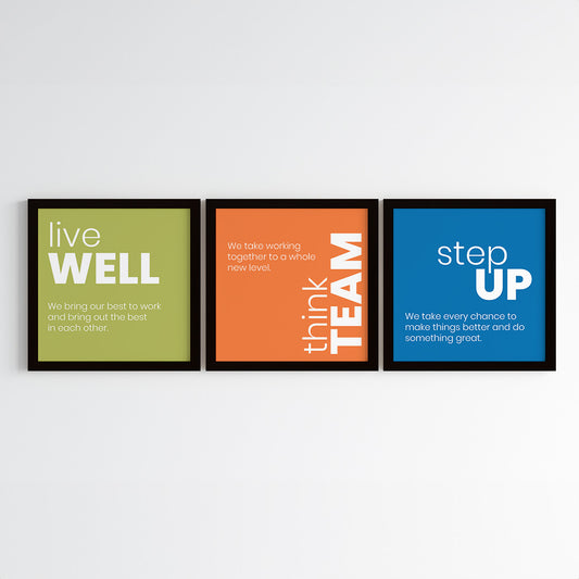 Our Office Culture Wall Art (Framed)