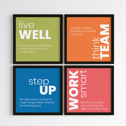 Our Office Culture Wall Art (Framed)