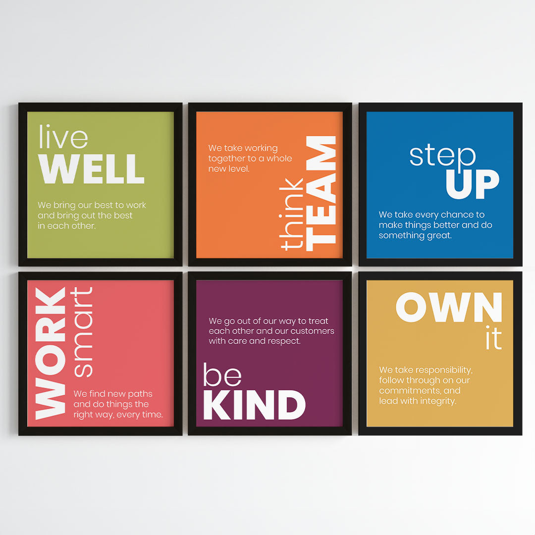Our Office Culture Wall Art (Framed)