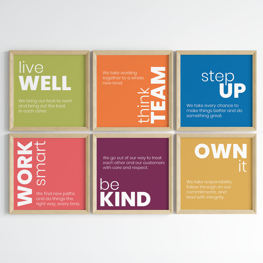 Our Office Culture Wall Art (Framed)
