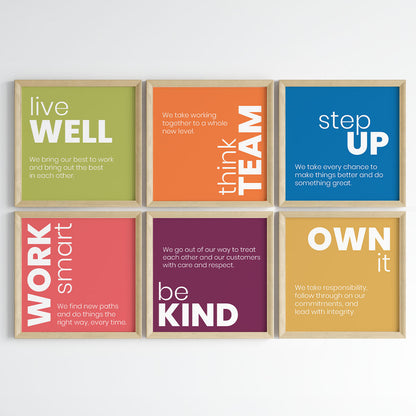 Our Office Culture Wall Art (Framed)