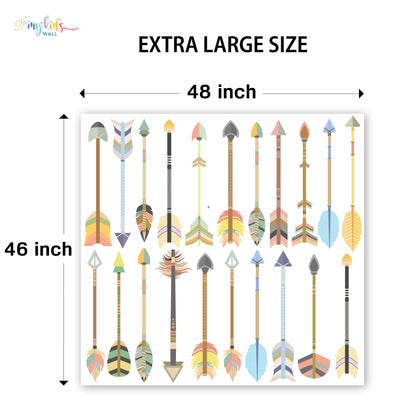 Colorful Arrows Personalized Wall Stickers