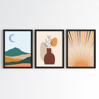 Cosmic Dawn Wall Art (Framed Set of 3)