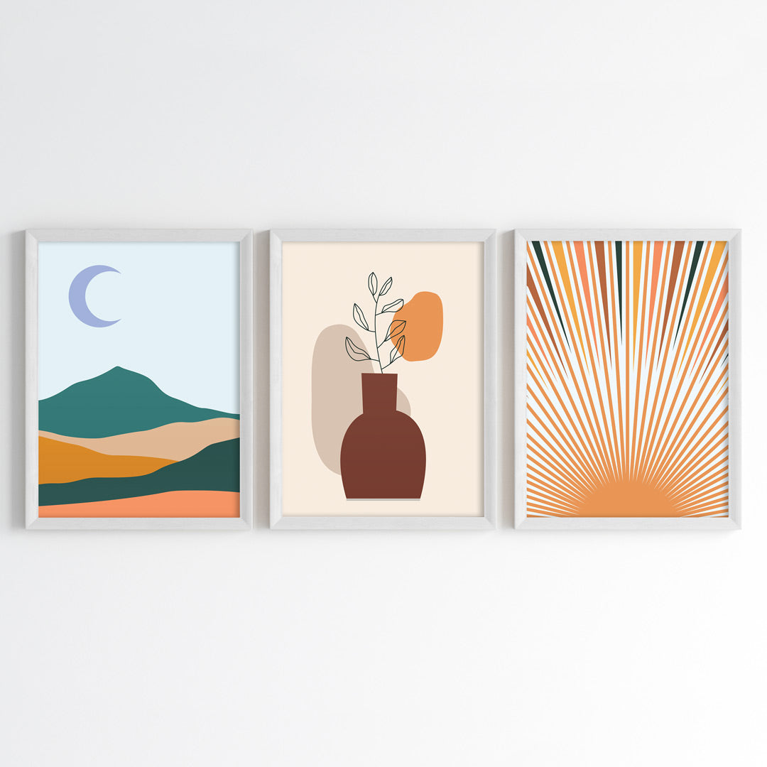 Cosmic Dawn Wall Art (Framed Set of 3)