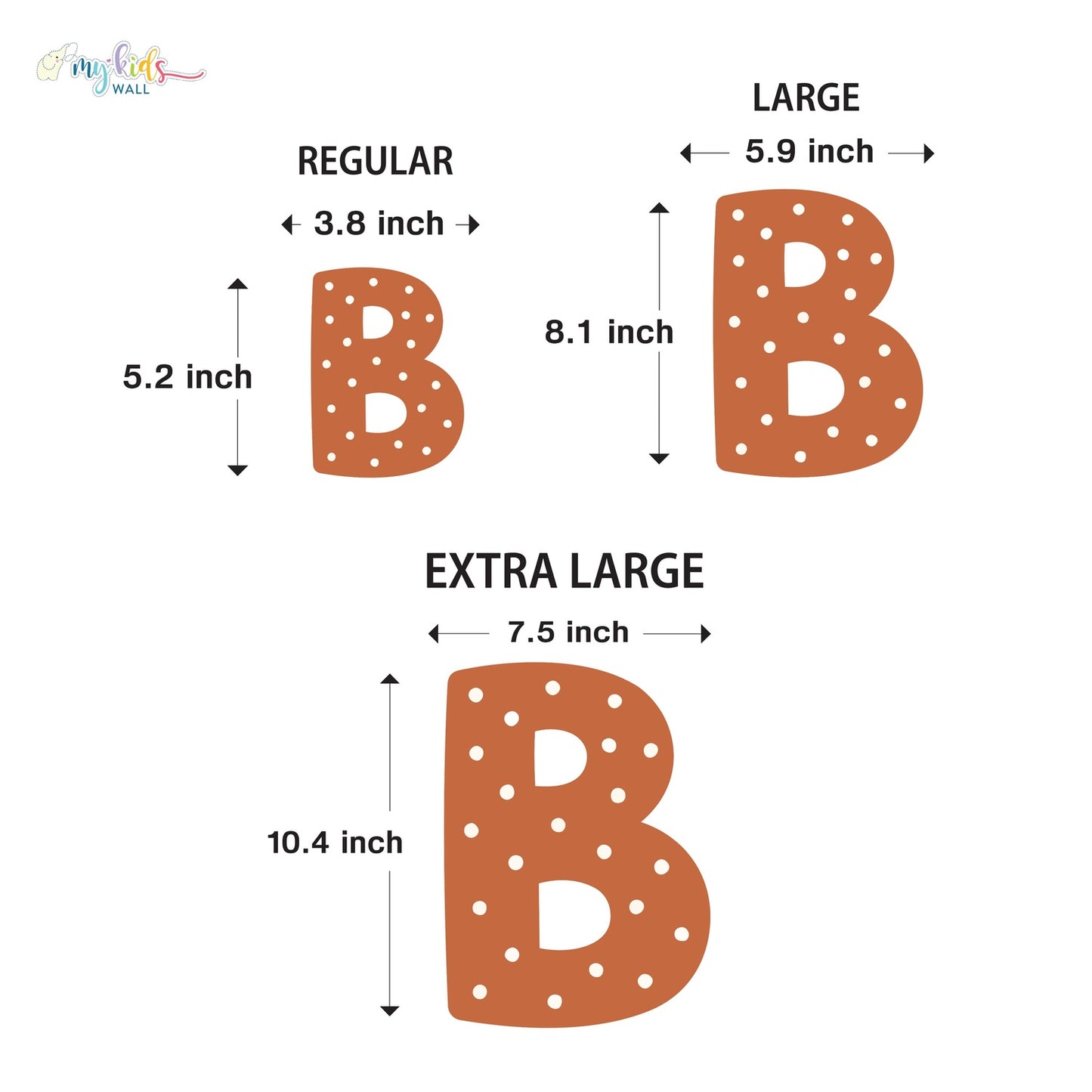 Cute Illustrative Alphabets Personalized Wall Stickers