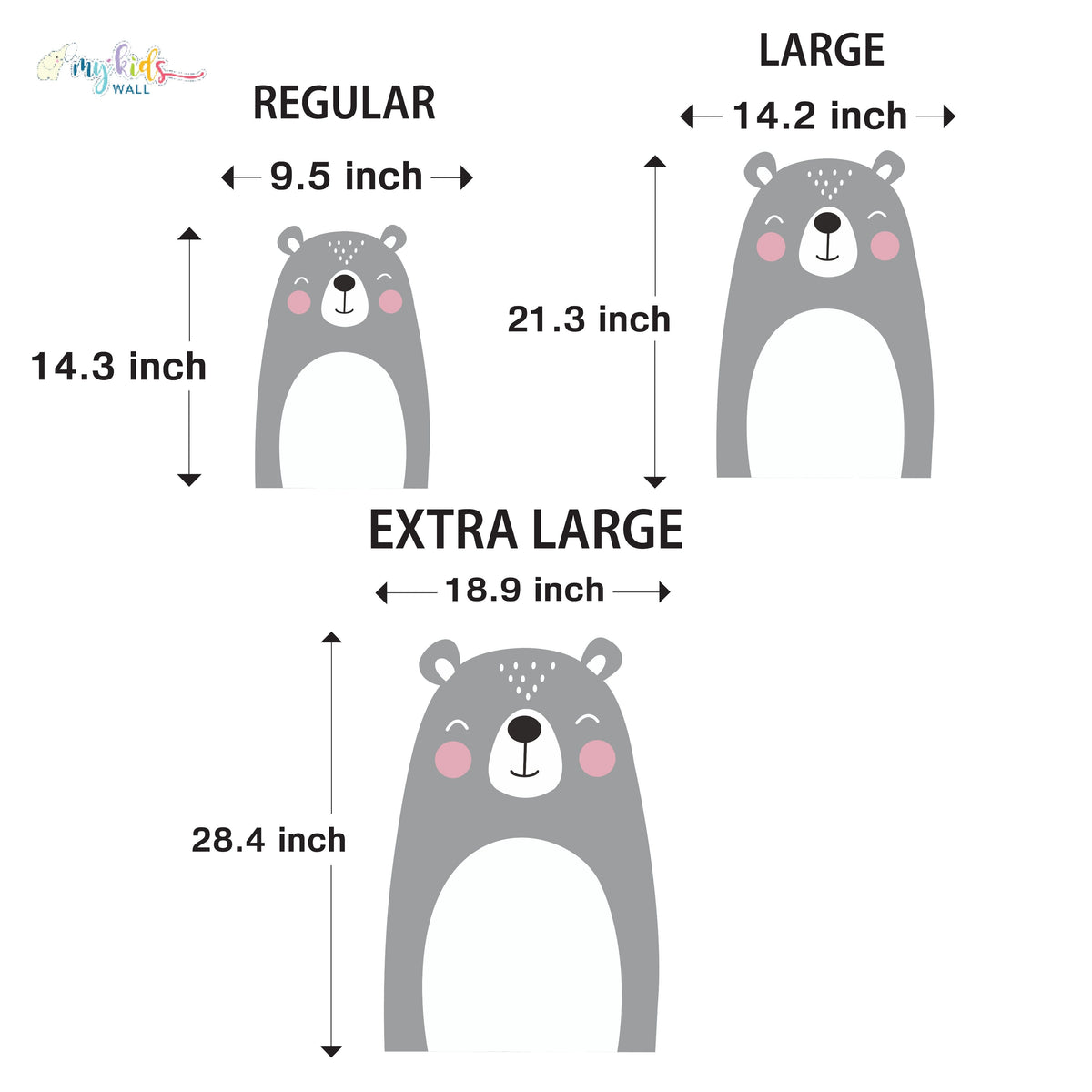 Cute Woodland Forest Animal Friends Personalized Wall Stickers