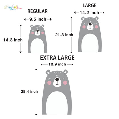 Cute Woodland Forest Animal Friends Personalized Wall Stickers