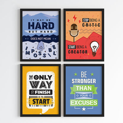 Everyday Empowerment Wall Art (Framed Set of 4)