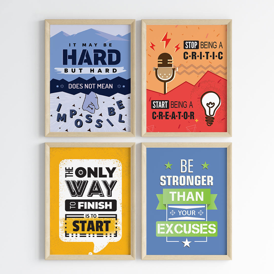Everyday Empowerment Wall Art (Framed Set of 4)