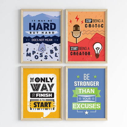 Everyday Empowerment Wall Art (Framed Set of 4)