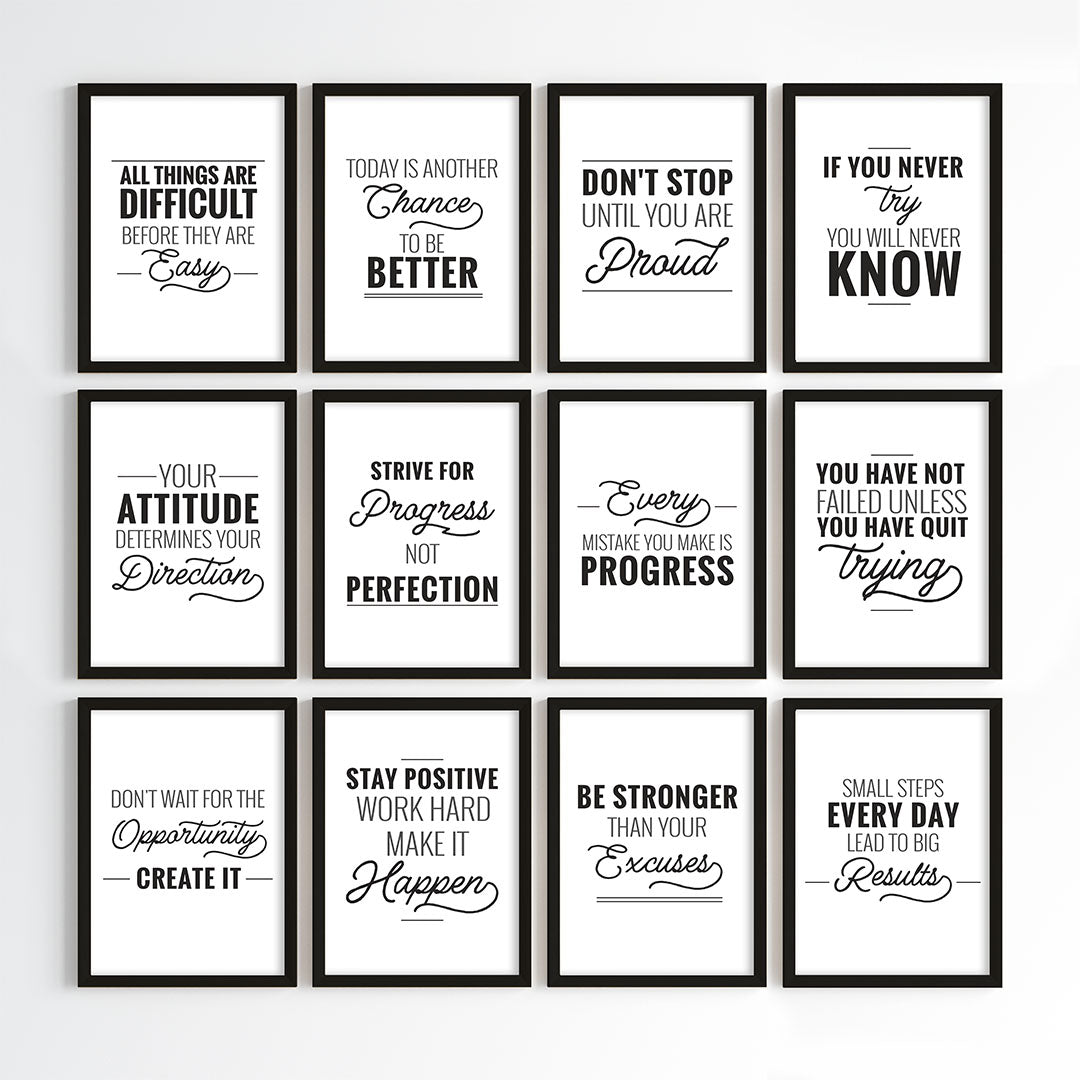 Everyday Inspiration Wall Art (Framed)