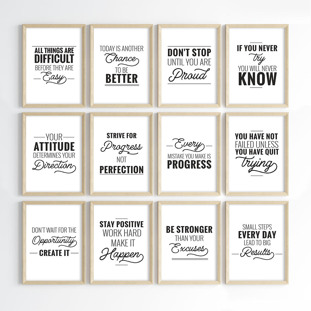 Everyday Inspiration Wall Art (Framed)