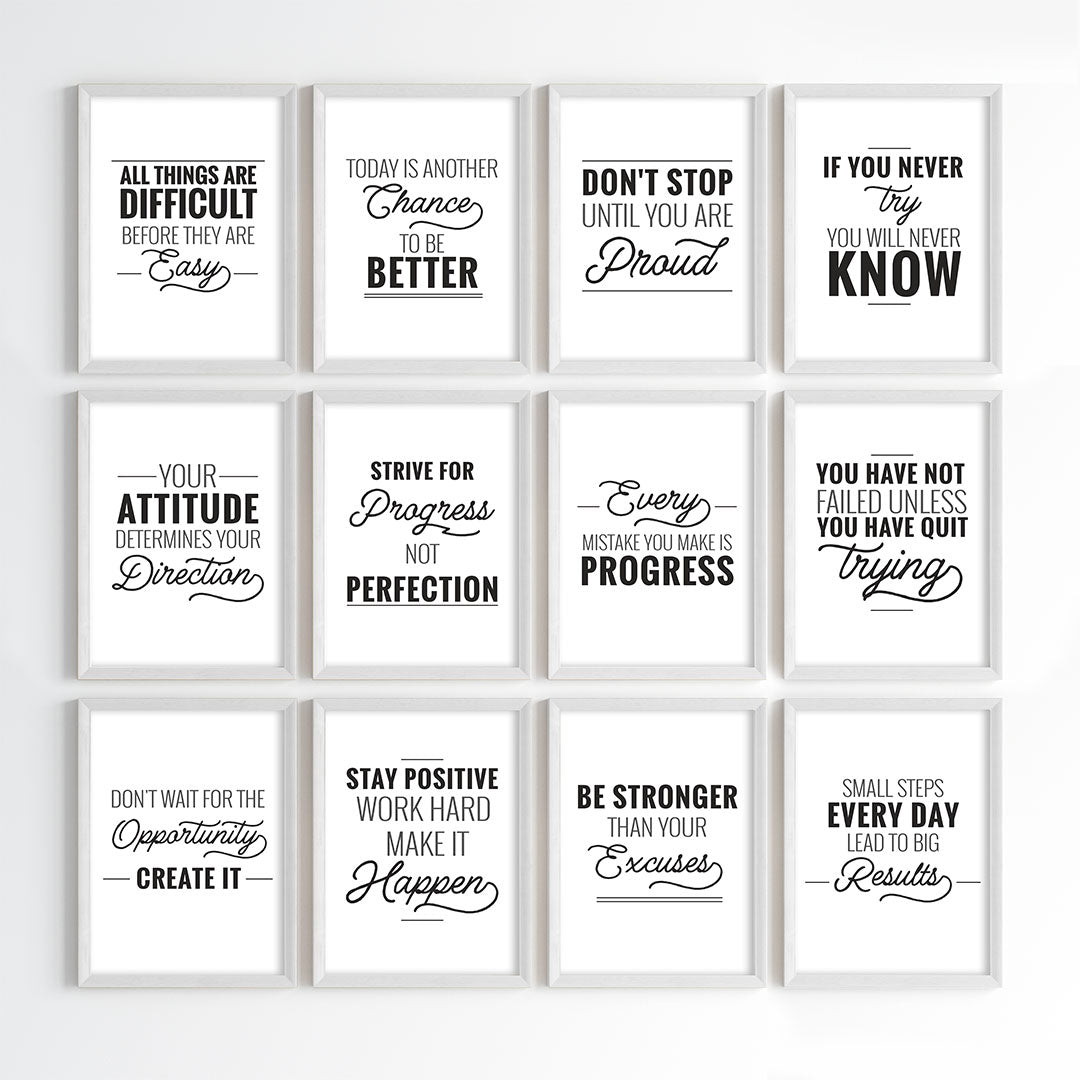 Everyday Inspiration Wall Art (Framed)