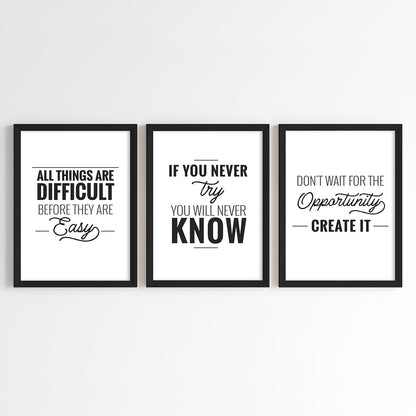 Everyday Inspiration Wall Art (Framed)