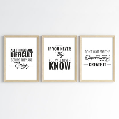 Everyday Inspiration Wall Art (Framed)