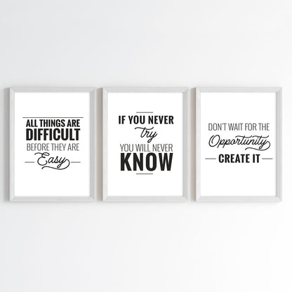 Everyday Inspiration Wall Art (Framed)