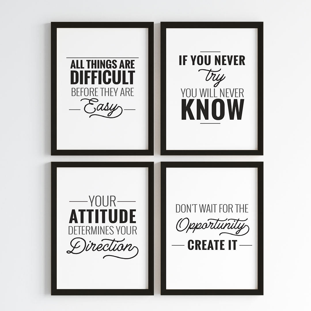 Everyday Inspiration Wall Art (Framed)