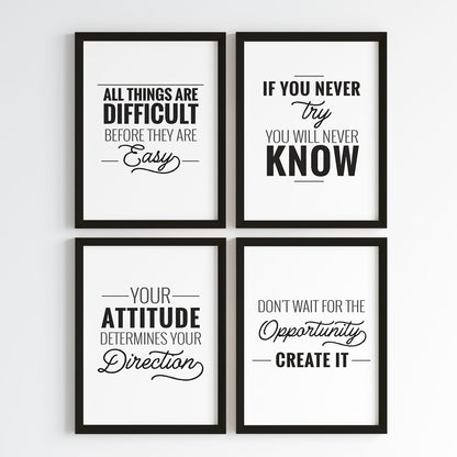 Everyday Inspiration Wall Art (Framed)