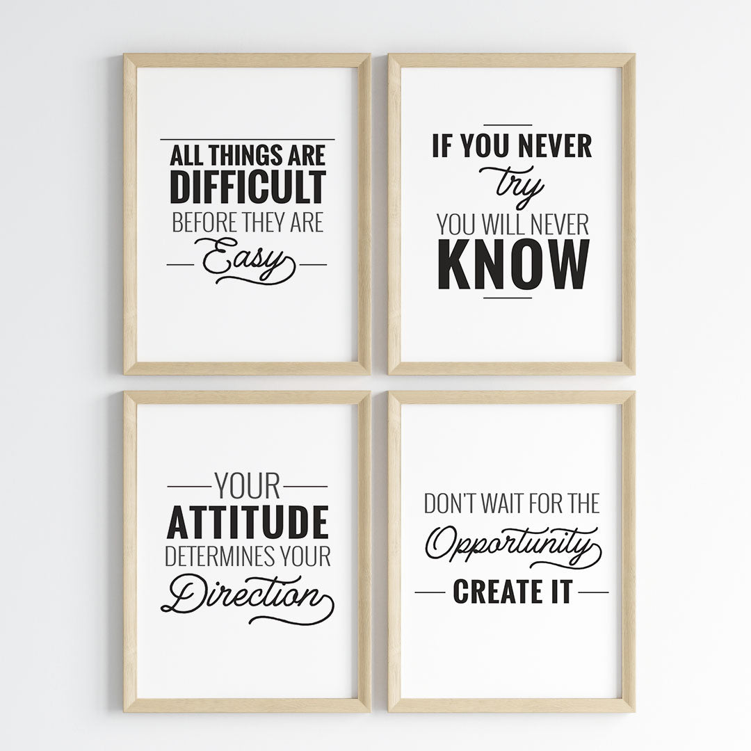 Everyday Inspiration Wall Art (Framed)