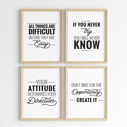 Everyday Inspiration Wall Art (Framed)