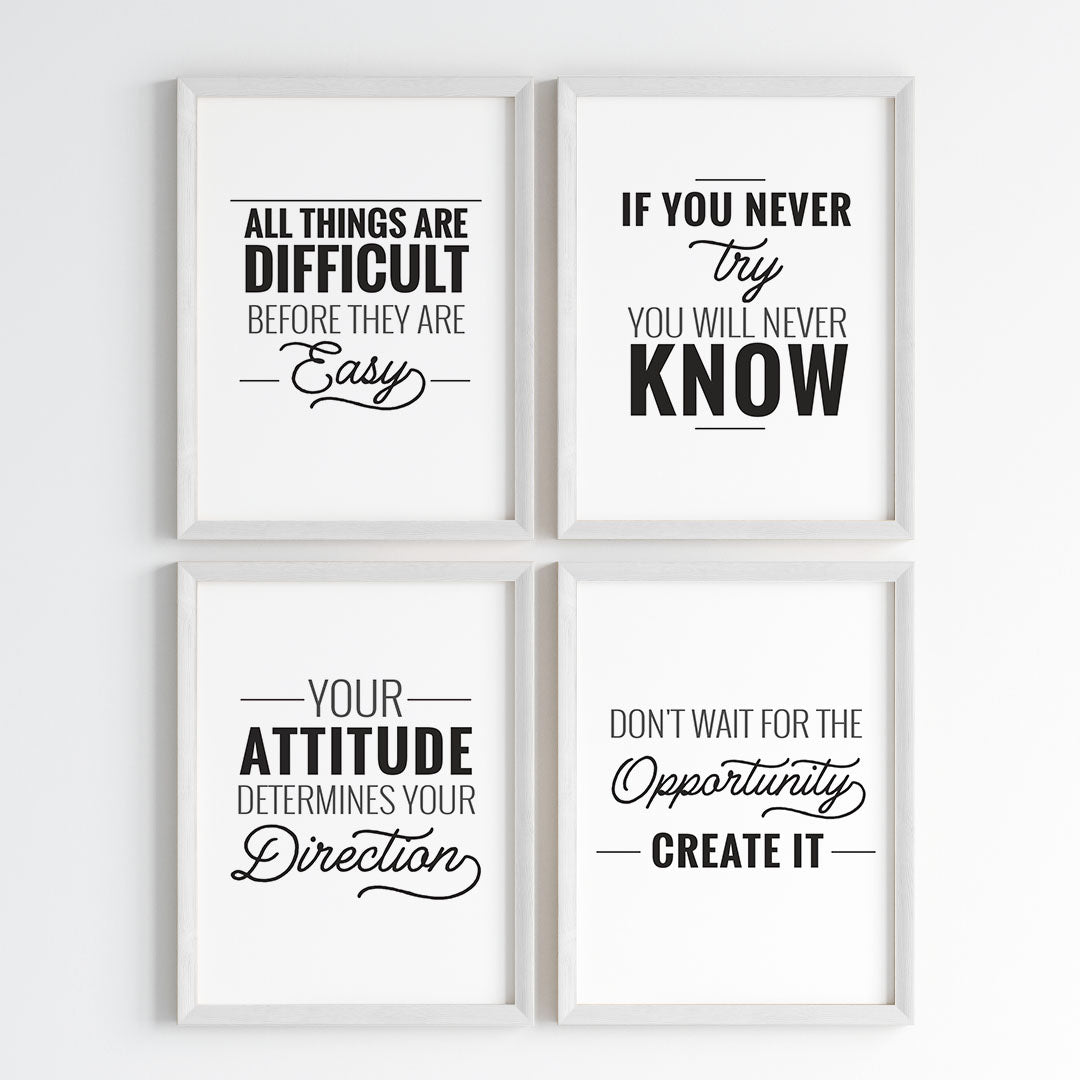 Everyday Inspiration Wall Art (Framed)