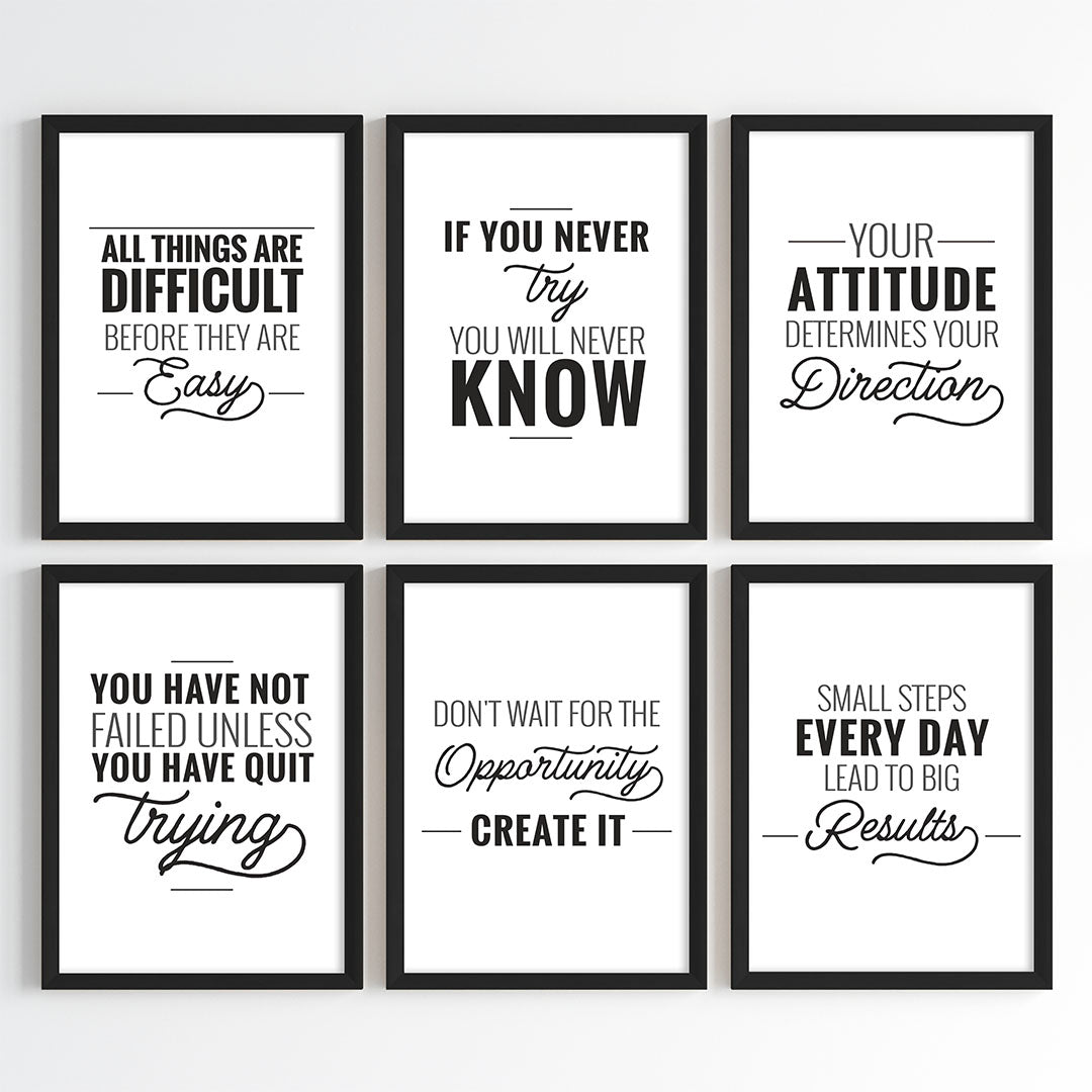 Everyday Inspiration Wall Art (Framed)