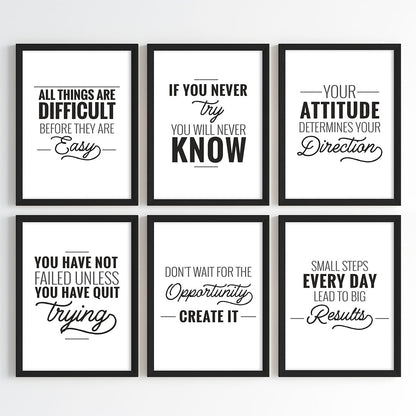 Everyday Inspiration Wall Art (Framed)