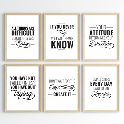 Everyday Inspiration Wall Art (Framed)