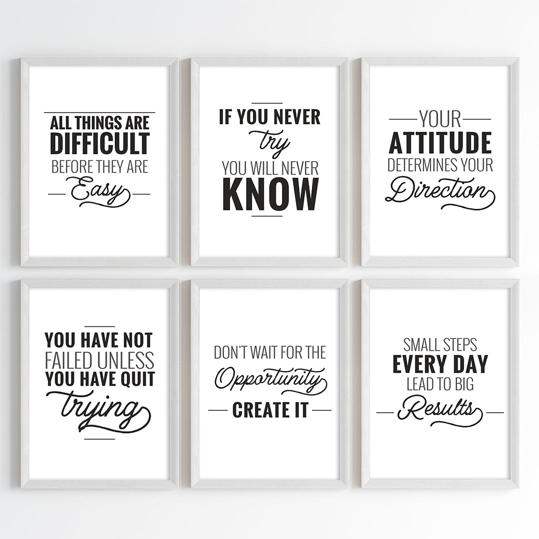 Everyday Inspiration Wall Art (Framed)