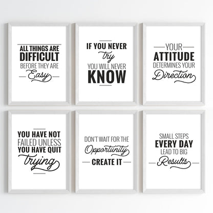 Everyday Inspiration Wall Art (Framed)